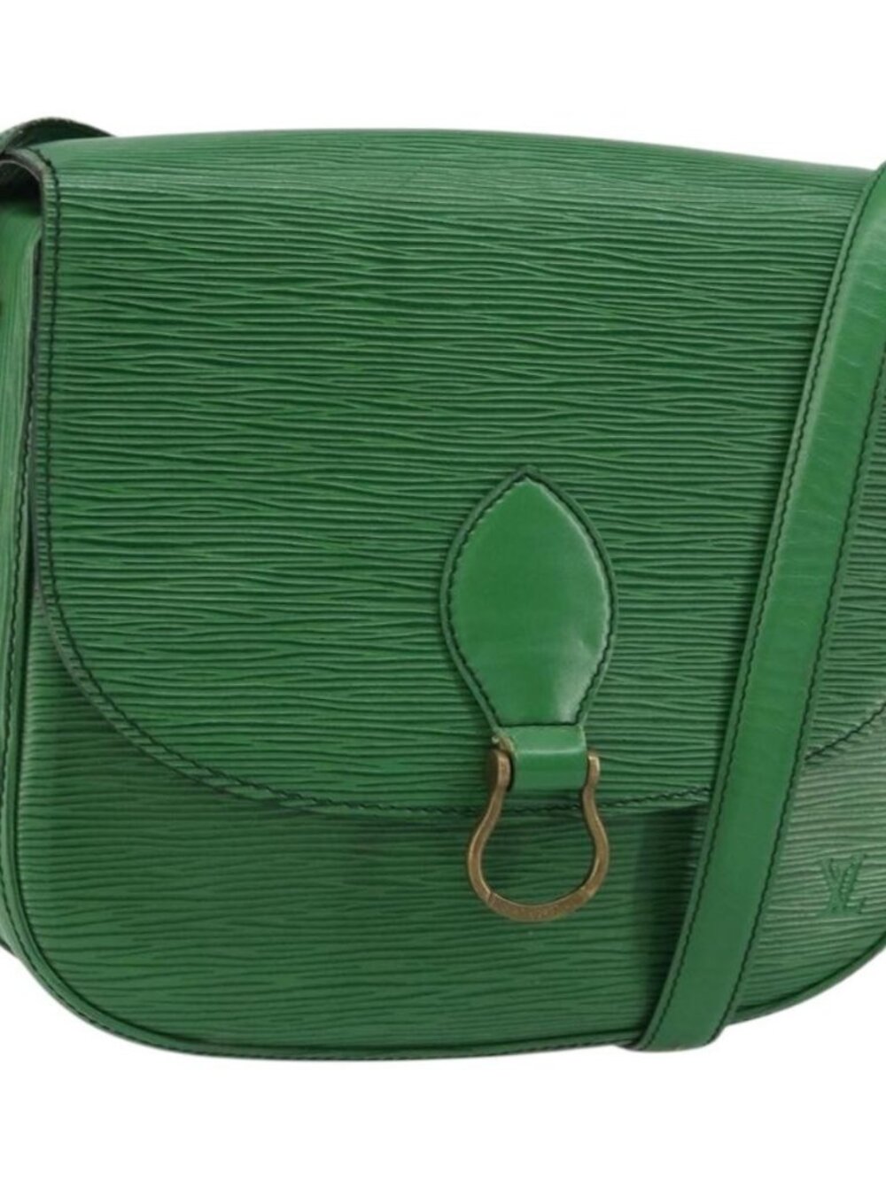 LOUIS VUITTON Epi Saint Cloud GM Shoulder Bag Green M52194 LV Auth 160814